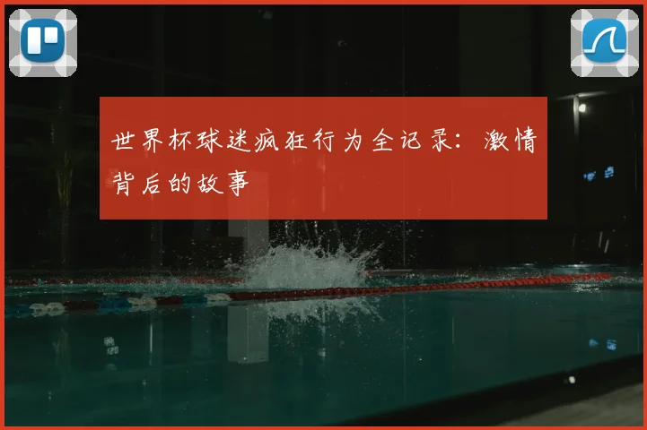 世界杯球迷疯狂行为全记录：激情背后的故事